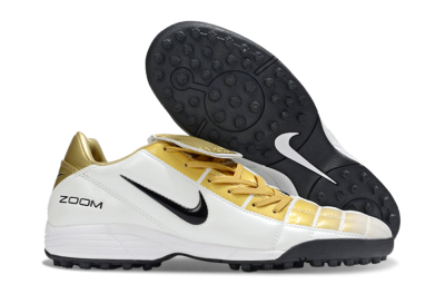 Nike Total 90 III TF Artificial Turf Soccer Shoes - Gold/Beige/Black