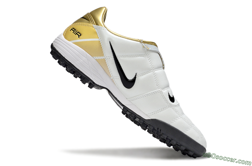 Nike Total 90 III TF Artificial Turf Soccer Shoes - Gold/Beige/Black 4