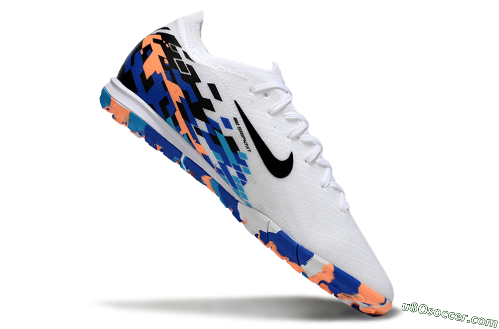 Nike Air Zoom Mercurial Vapor 16 Elite TF Artificial Turf Soccer Shoes - White/Black/Orange 4