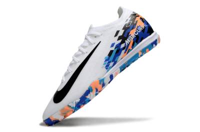 Nike Air Zoom Mercurial Vapor 16 Elite TF Artificial Turf Soccer Shoes - White/Black/Orange