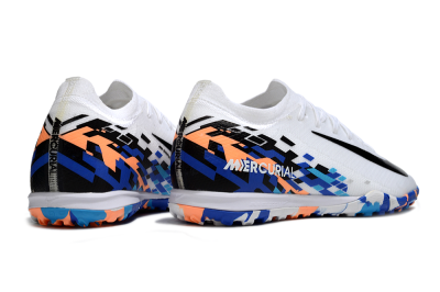 Nike Air Zoom Mercurial Vapor 16 Elite TF Artificial Turf Soccer Shoes - White/Black/Orange