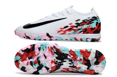 Nike Air Zoom Mercurial Vapor 16 Elite TF Artificial Turf Soccer Shoes - White/Black/Red