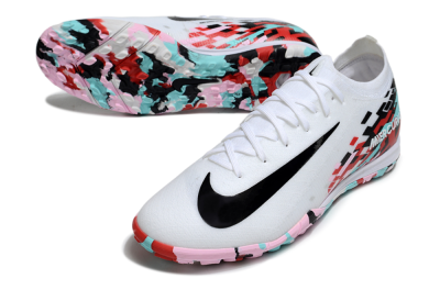 Nike Air Zoom Mercurial Vapor 16 Elite TF Artificial Turf Soccer Shoes - White/Black/Red