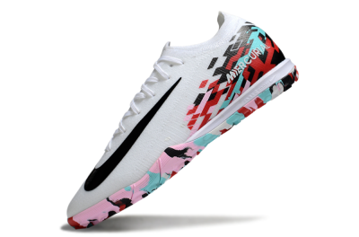 Nike Air Zoom Mercurial Vapor 16 Elite TF Artificial Turf Soccer Shoes - White/Black/Red