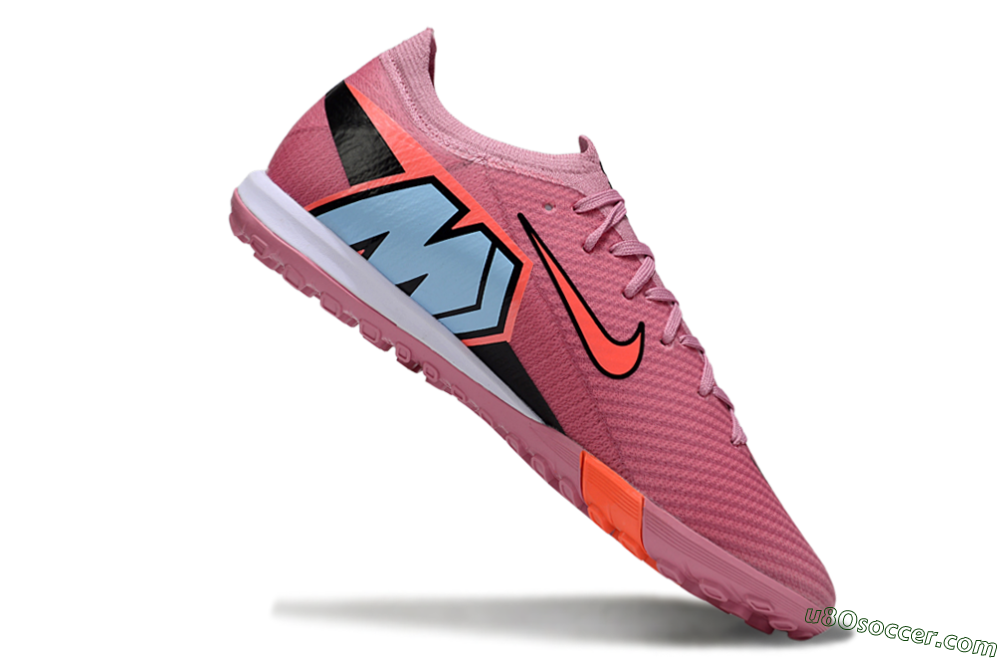 Nike Air Zoom Mercurial Vapor 16 Elite TF Artificial Turf Soccer Shoes - Pink/Black/Red 4