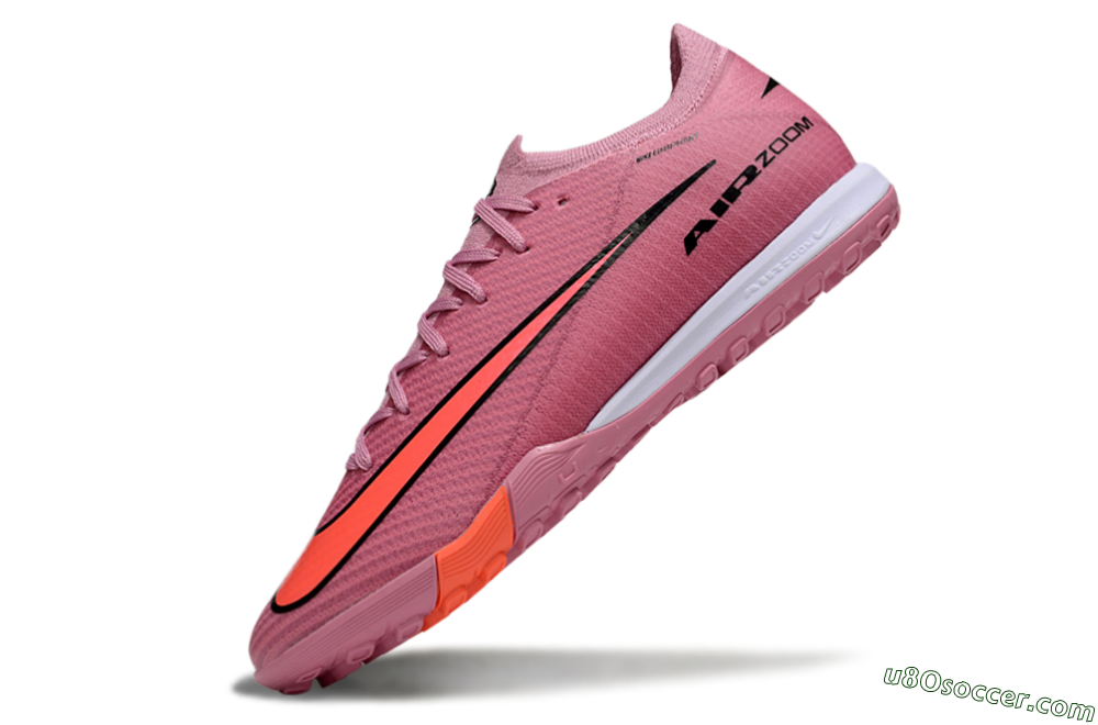 Nike Air Zoom Mercurial Vapor 16 Elite TF Artificial Turf Soccer Shoes - Pink/Black/Red 5