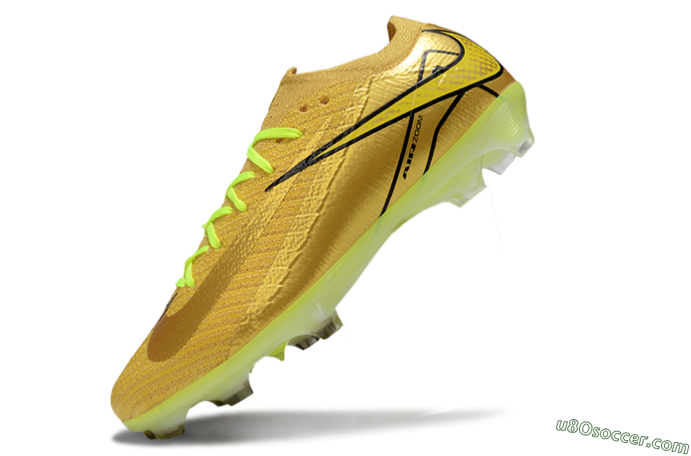 Nike Air Zoom Mercurial Vapor 16 Elite FG Firm Ground Soccer Cleats - Gold/Black/Yellow 5