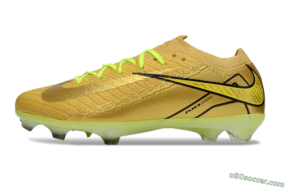 Nike Air Zoom Mercurial Vapor 16 Elite FG Firm Ground Soccer Cleats - Gold/Black/Yellow 2