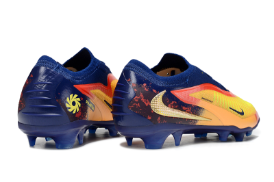 Nike Phantom 6 Elite FG Firm Ground Soccer Cleats - Yellow/Blue/Red