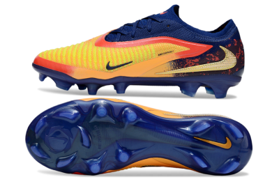 Nike Phantom 6 Elite FG Firm Ground Soccer Cleats - Yellow/Blue/Red