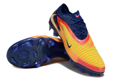 Nike Phantom 6 Elite FG Firm Ground Soccer Cleats - Yellow/Blue/Red
