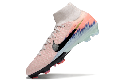 Nike Air Zoom Mercurial Superfly 10 Elite FG Firm Ground Soccer Cleats - Pink/Black/Blue