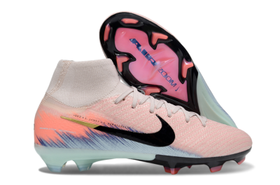 Nike Air Zoom Mercurial Superfly 10 Elite FG Firm Ground Soccer Cleats - Pink/Black/Blue