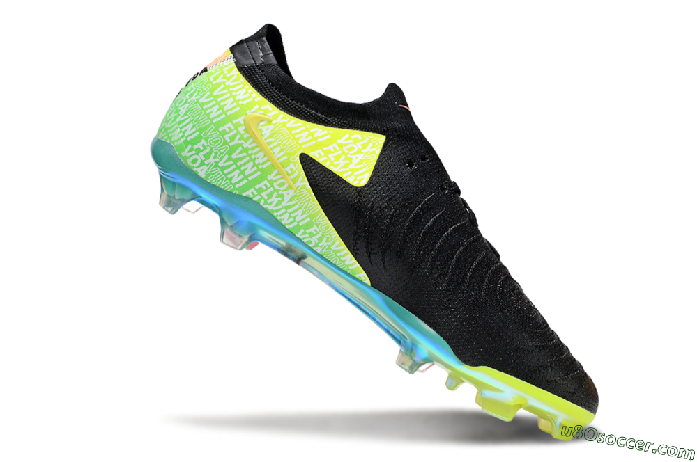 Nike Phantom GX 2 Elite FG Firm Ground Soccer Cleats - Black/Yellow/Orange 4