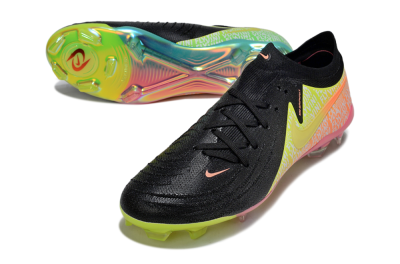 Nike Phantom GX 2 Elite FG Firm Ground Soccer Cleats - Black/Yellow/Orange