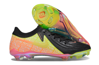 Nike Phantom GX 2 Elite FG Firm Ground Soccer Cleats - Black/Yellow/Orange