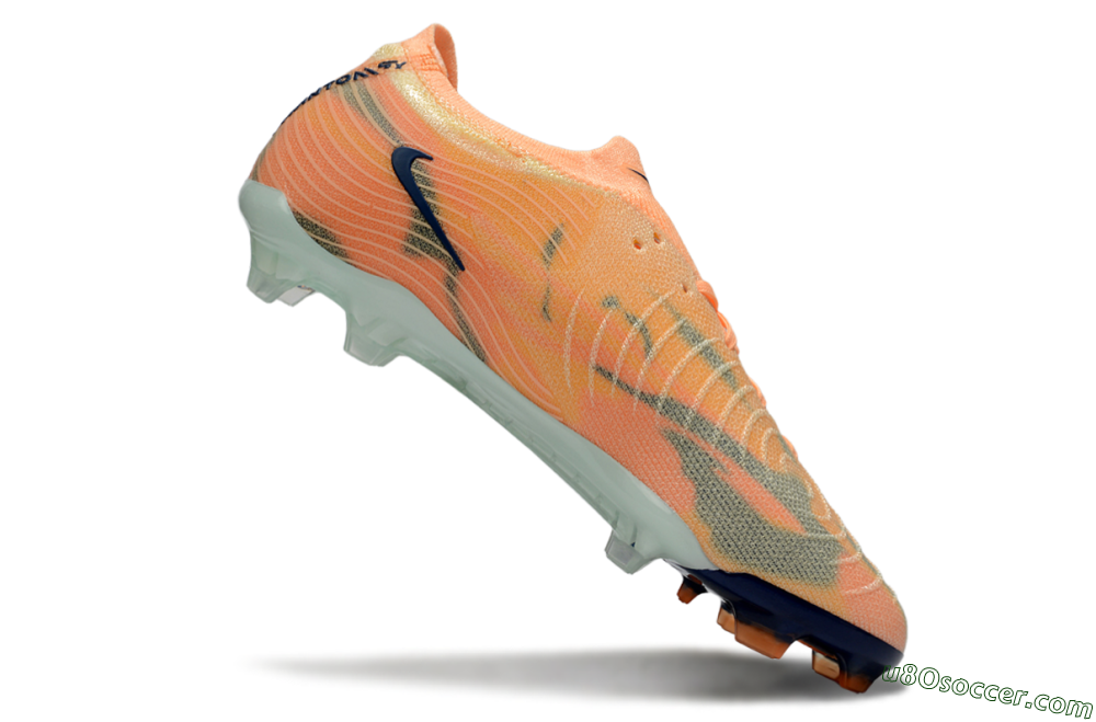 Nike Phantom GX 2 Elite FG Firm Ground Soccer Cleats - Orange/Blue/Jade 4