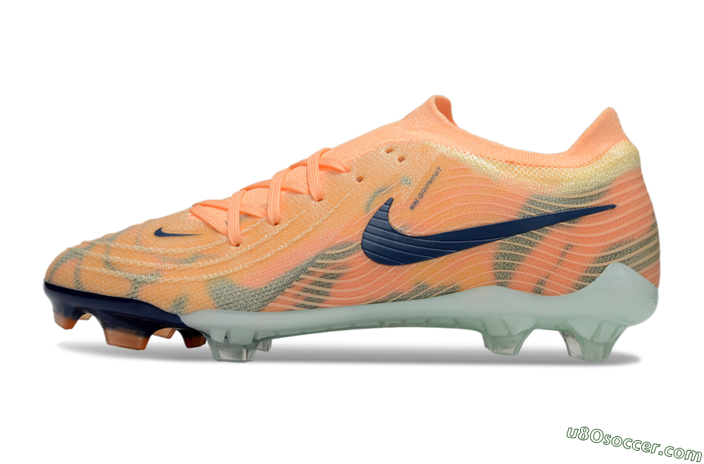 Nike Phantom GX 2 Elite FG Firm Ground Soccer Cleats - Orange/Blue/Jade 2