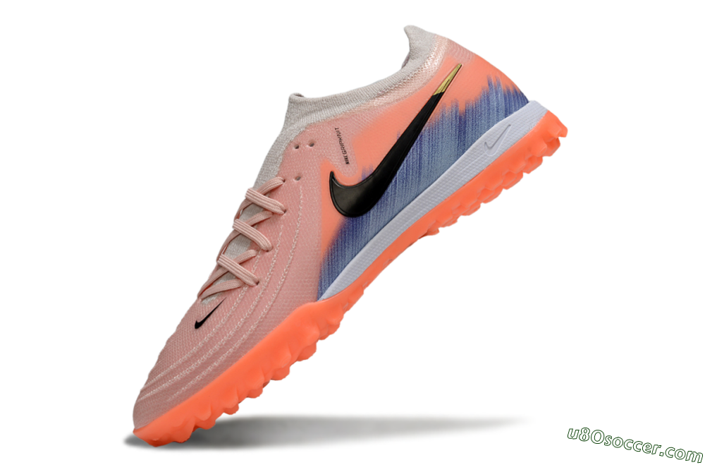 Nike Phantom GX 2 Elite TF Artificial Turf Soccer Shoes - Pink/Black/Jade 5