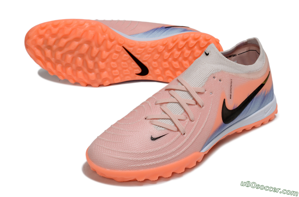 Nike Phantom GX 2 Elite TF Artificial Turf Soccer Shoes - Pink/Black/Jade 3