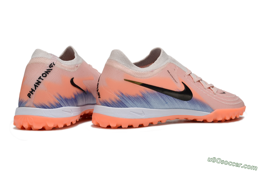 Nike Phantom GX 2 Elite TF Artificial Turf Soccer Shoes - Pink/Black/Jade 6