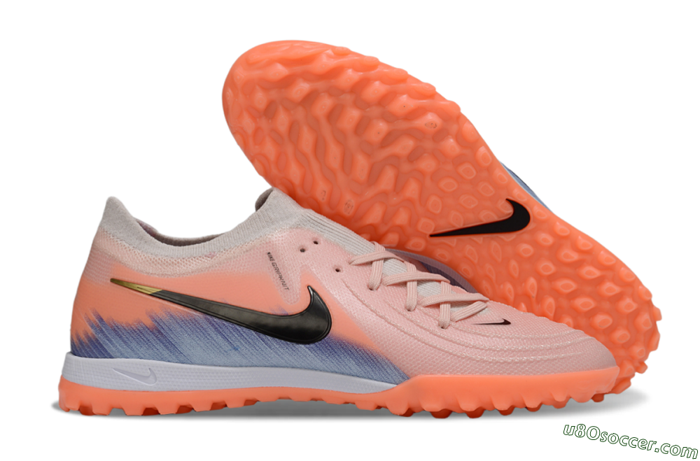 Nike Phantom GX 2 Elite TF Artificial Turf Soccer Shoes - Pink/Black/Jade 1