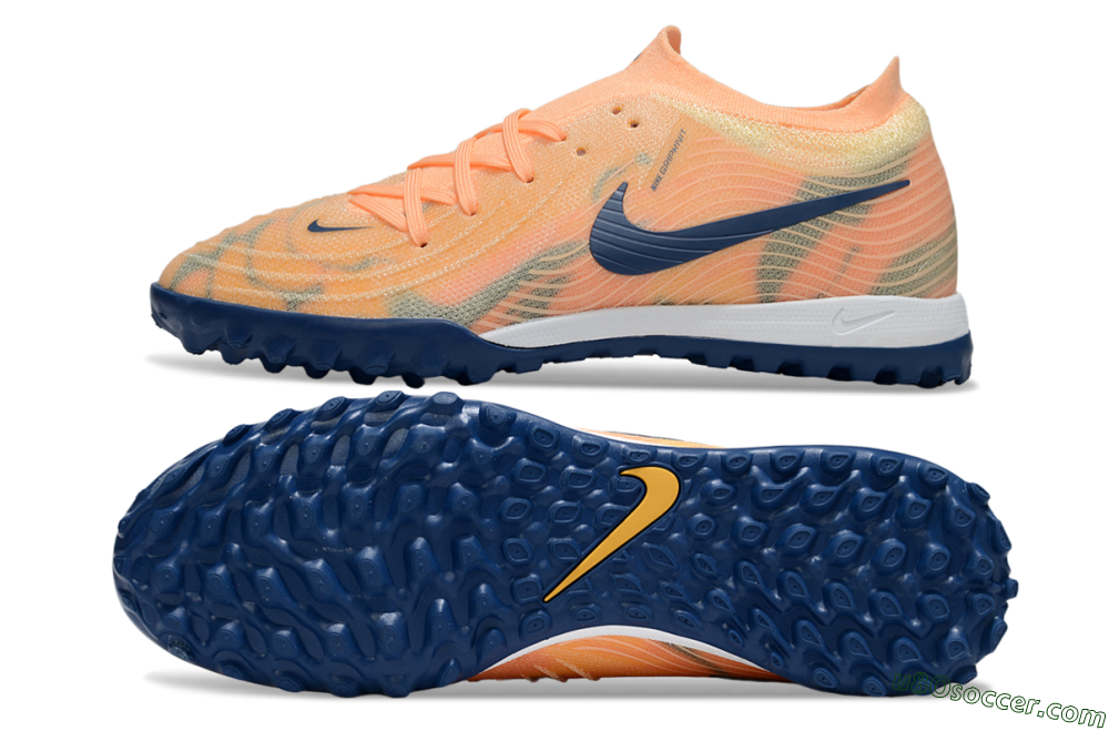 Nike Phantom GX 2 Elite TF Artificial Turf Soccer Shoes - Orange/Blue/Jade 0