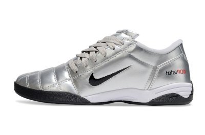 Nike Total 90 III IC Indoor & Futsal Soccer Shoes - Silver/Black