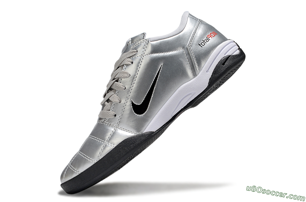 Nike Total 90 III IC Indoor & Futsal Soccer Shoes - Silver/Black 5