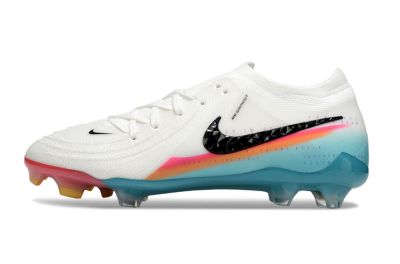 Nike Phantom GX 2 Elite FG Firm Ground Soccer Cleats - White/Red/Jade