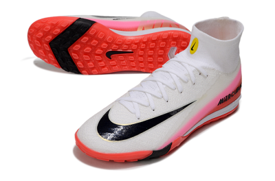Nike Air Zoom Mercurial Superfly 10 Elite TF Artificial Turf Soccer Shoes - White/Black/Red