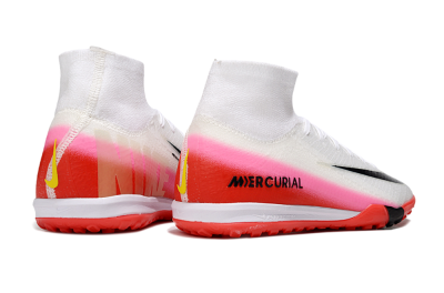 Nike Air Zoom Mercurial Superfly 10 Elite TF Artificial Turf Soccer Shoes - White/Black/Red
