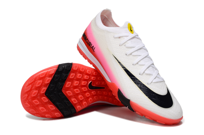 Nike Air Zoom Mercurial Vapor 16 Elite TF Artificial Turf Soccer Shoes - White/Blue/Pink