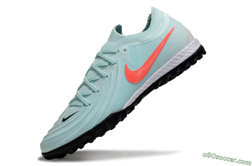 Nike Phantom GX 2 Elite TF Artificial Turf Soccer Shoes - Jade/Red/White 5