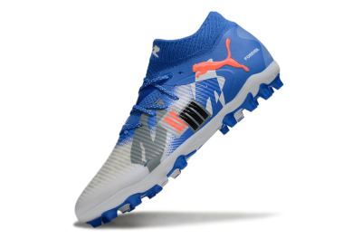 Puma Future 8 Ultimate MG Multi Ground Soccer Cleats - Blue/White/Orange