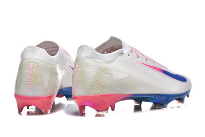 Nike Air Zoom Mercurial Vapor 16 Elite FG Firm Ground Soccer Cleats - White/Blue/Pink