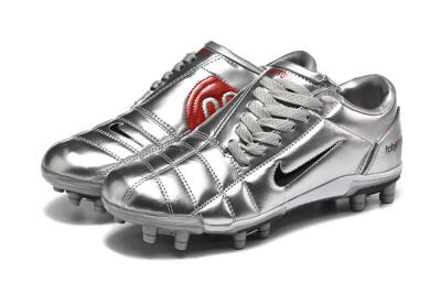 Niken Total 90 III FG Firm Ground Soccer Cleats - Silver/Black