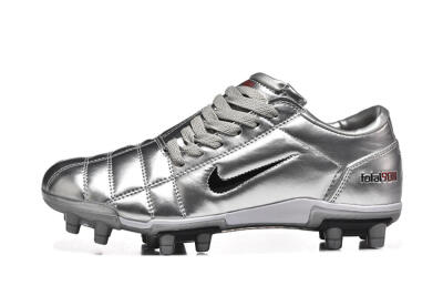 Niken Total 90 III FG Firm Ground Soccer Cleats - Silver/Black