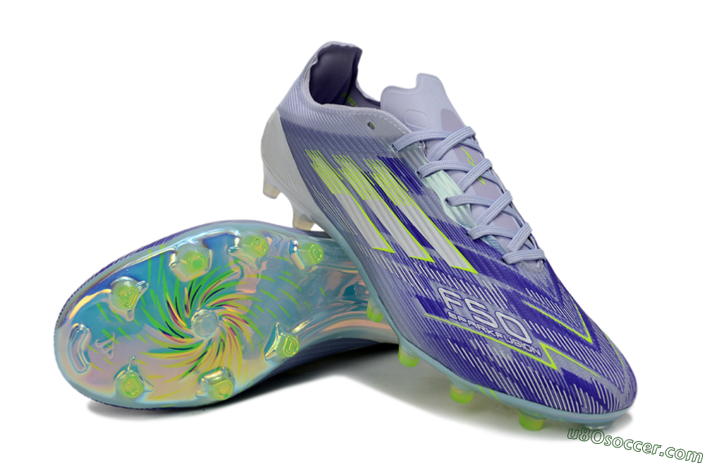 Adidas F50 Elite FG Firm Ground Soccer Cleats - Blue/Yellow/Silver 4