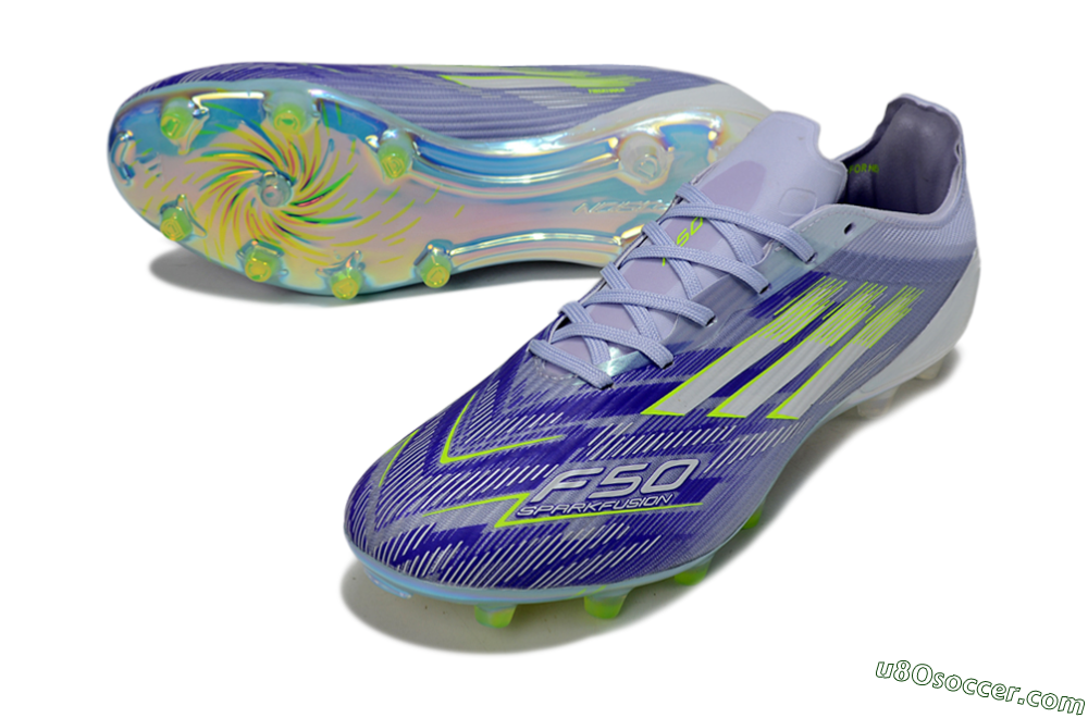 Adidas F50 Elite FG Firm Ground Soccer Cleats - Blue/Yellow/Silver 3