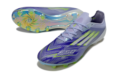 Adidas F50 Elite FG Firm Ground Soccer Cleats - Blue/Yellow/Silver
