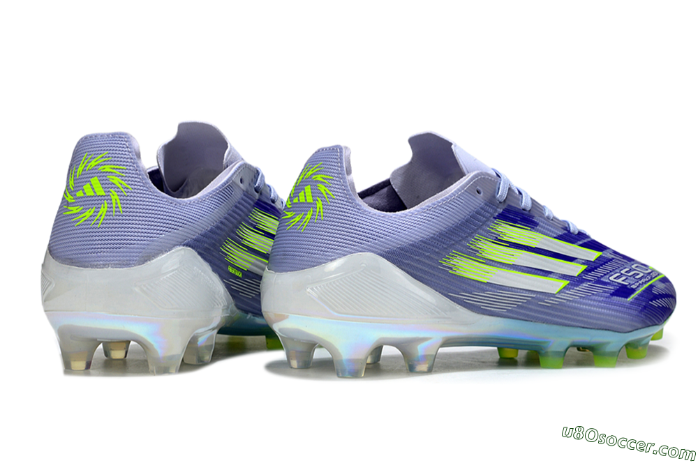 Adidas F50 Elite FG Firm Ground Soccer Cleats - Blue/Yellow/Silver 7