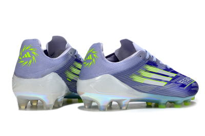 Adidas F50 Elite FG Firm Ground Soccer Cleats - Blue/Yellow/Silver