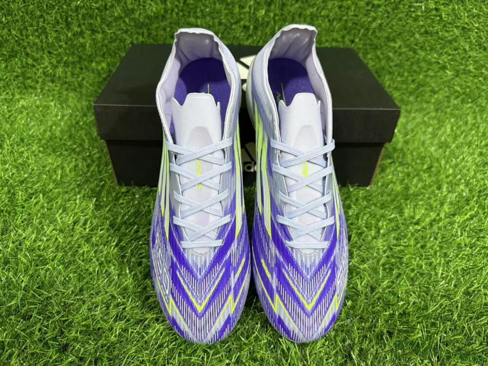 Adidas F50 Elite FG Firm Ground Soccer Cleats - Blue/Yellow/Silver