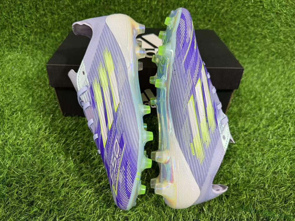 Adidas F50 Elite FG Firm Ground Soccer Cleats - Blue/Yellow/Silver