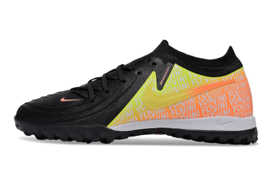 Nike Phantom GX 2 Elite TF Artificial Turf Soccer Shoes - Black/Yellow/Orange