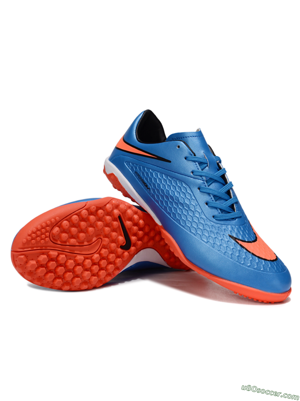Nike Hypervenom Phantom RGN SE TF Artificial Turf Soccer Shoes - Blue/Red/Black 3