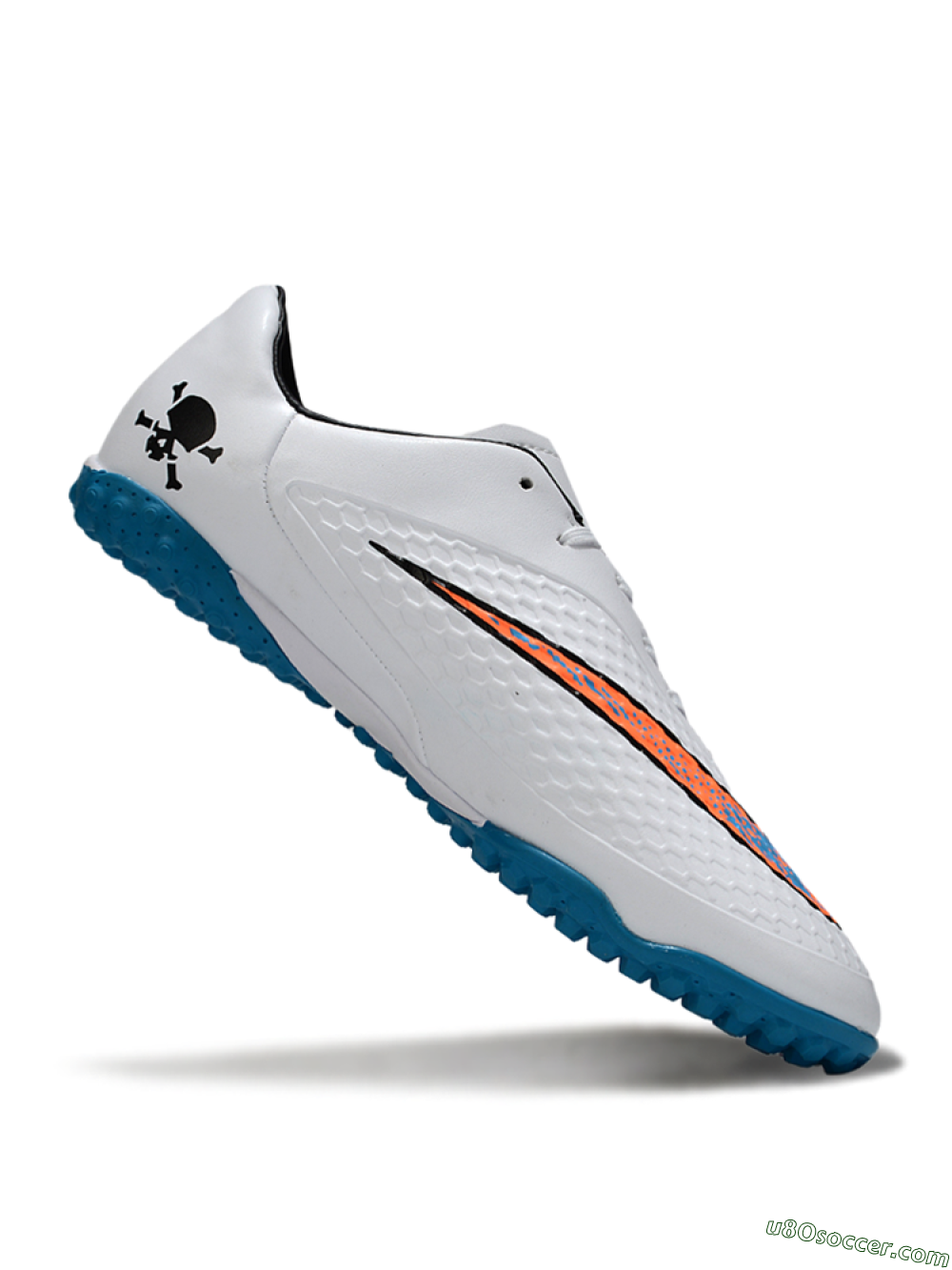Nike Hypervenom Phantom RGN SE TF Artificial Turf Soccer Shoes - White/Blue/Orange 4