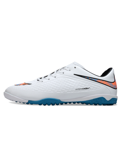 Nike Hypervenom Phantom RGN SE TF Artificial Turf Soccer Shoes - White/Blue/Orange