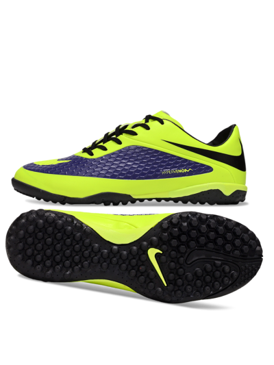 Nike Hypervenom Phantom RGN SE TF Artificial Turf Soccer Shoes - Yellow/Blue/Black